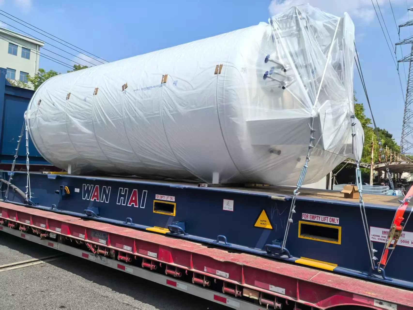 transport of storage tank