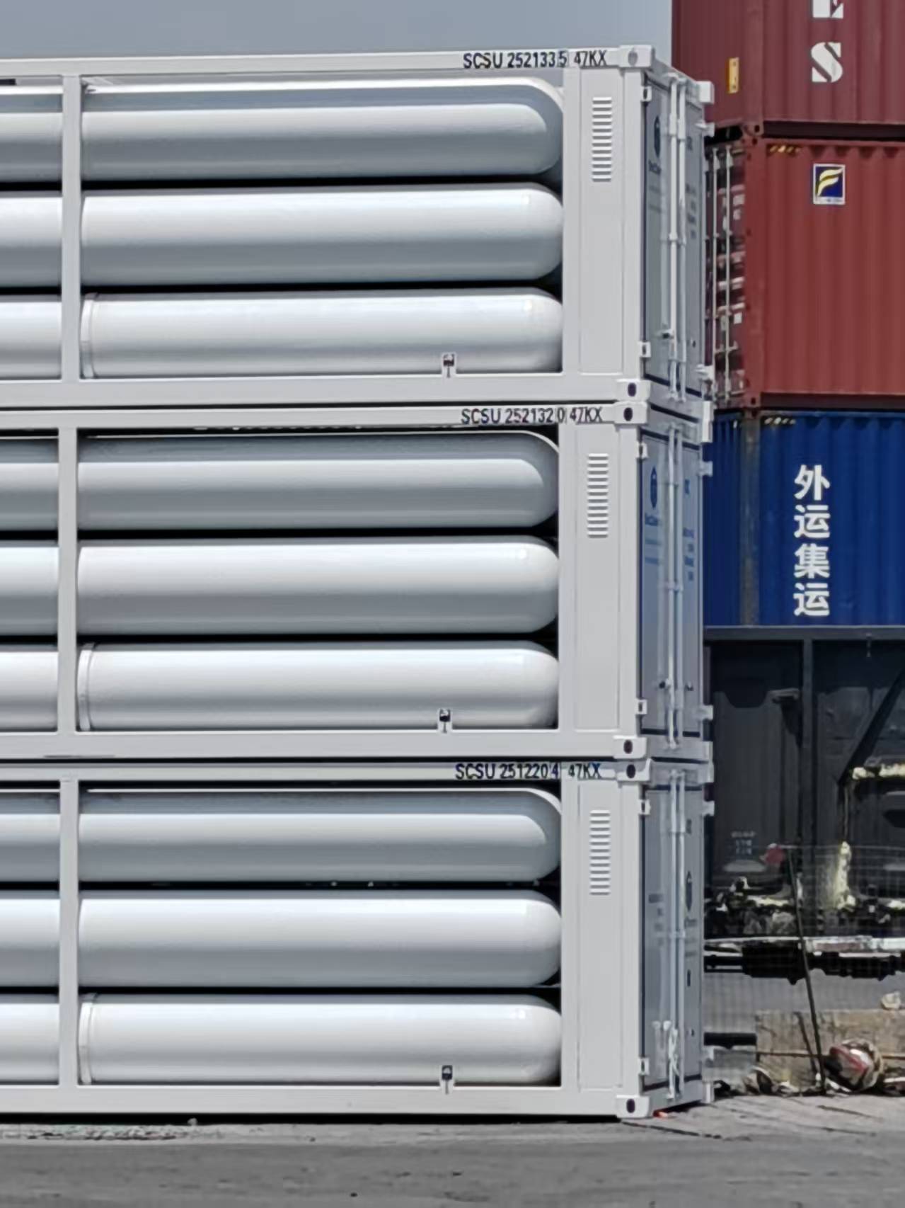 Jumbo Tube Container packaging and transportation