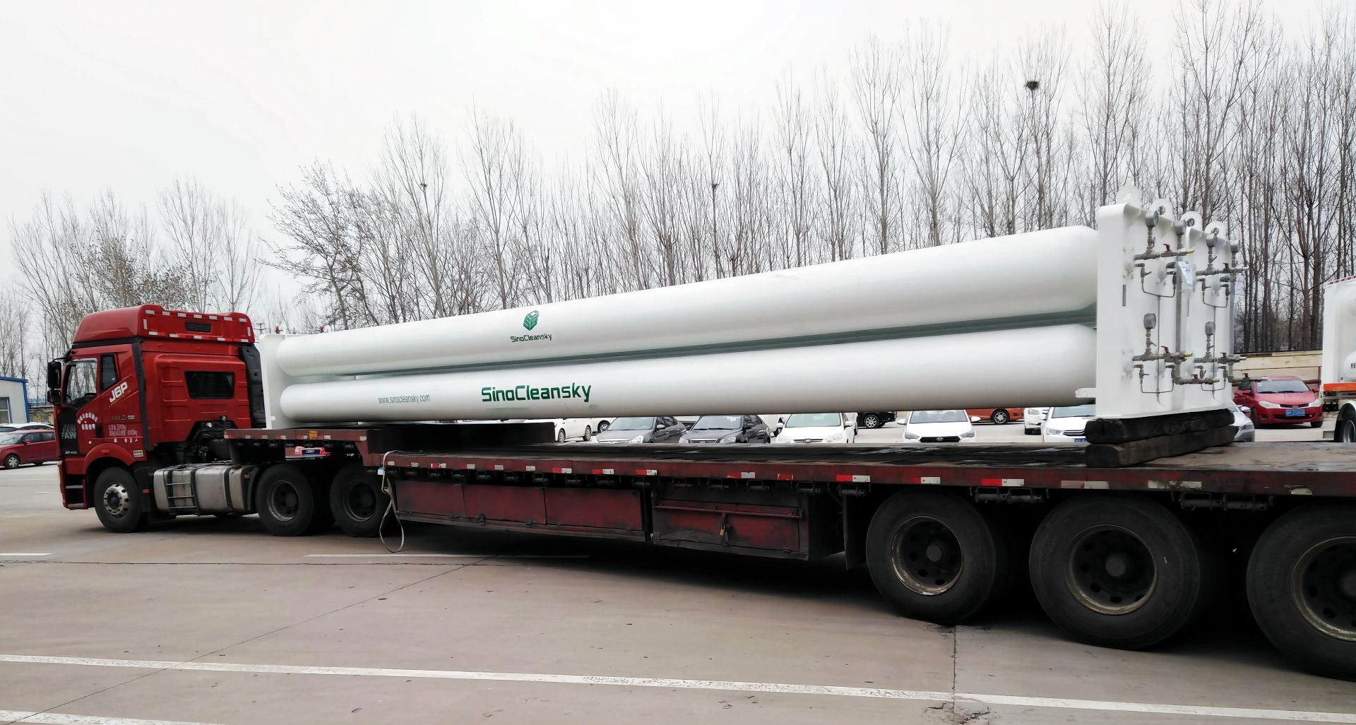 CNG jumbo 4 tube cascade