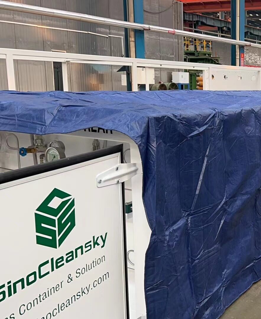 Jumbo Tube Container packaging and transportation