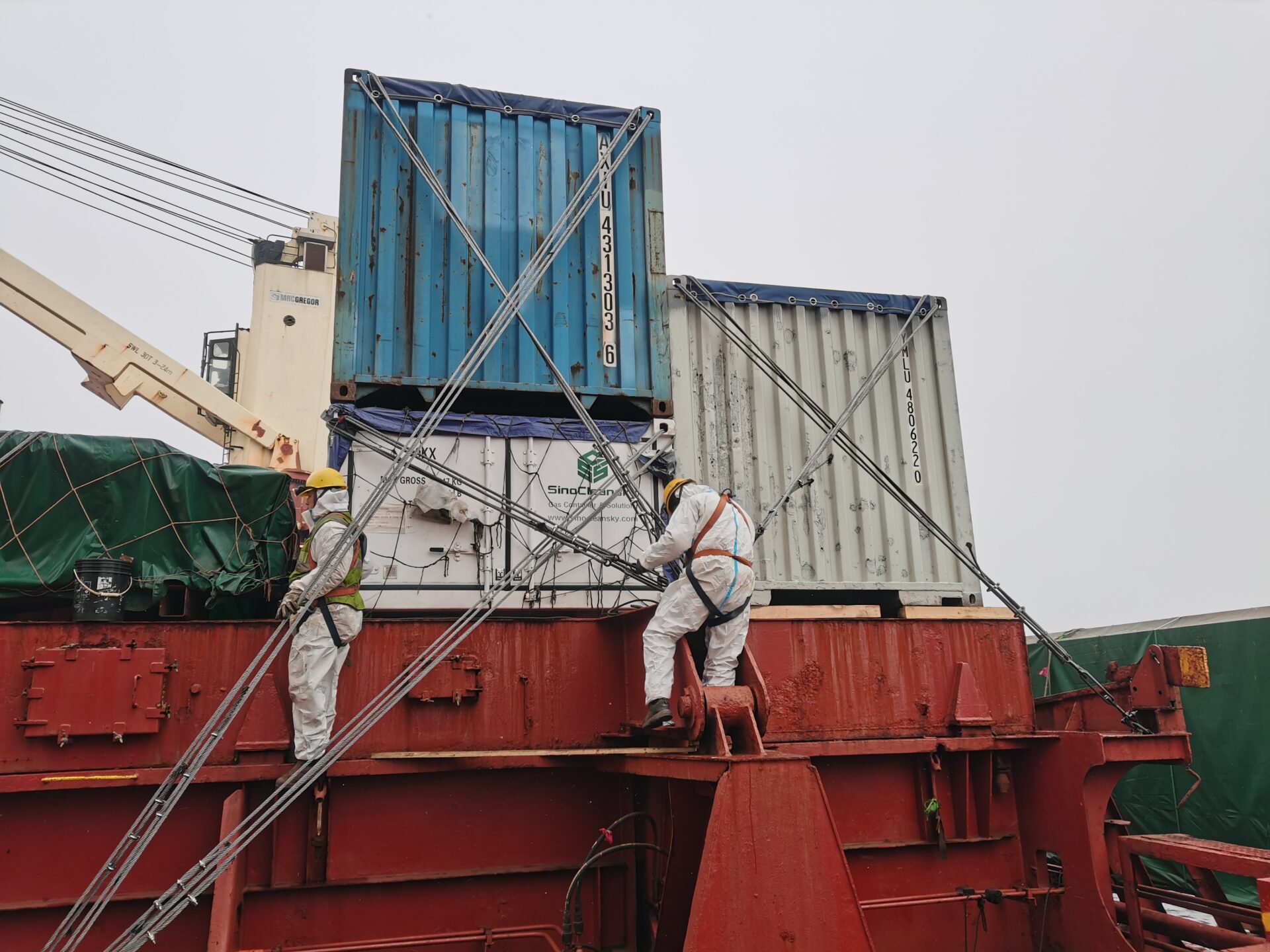 Jumbo Tube Container packaging and transportation