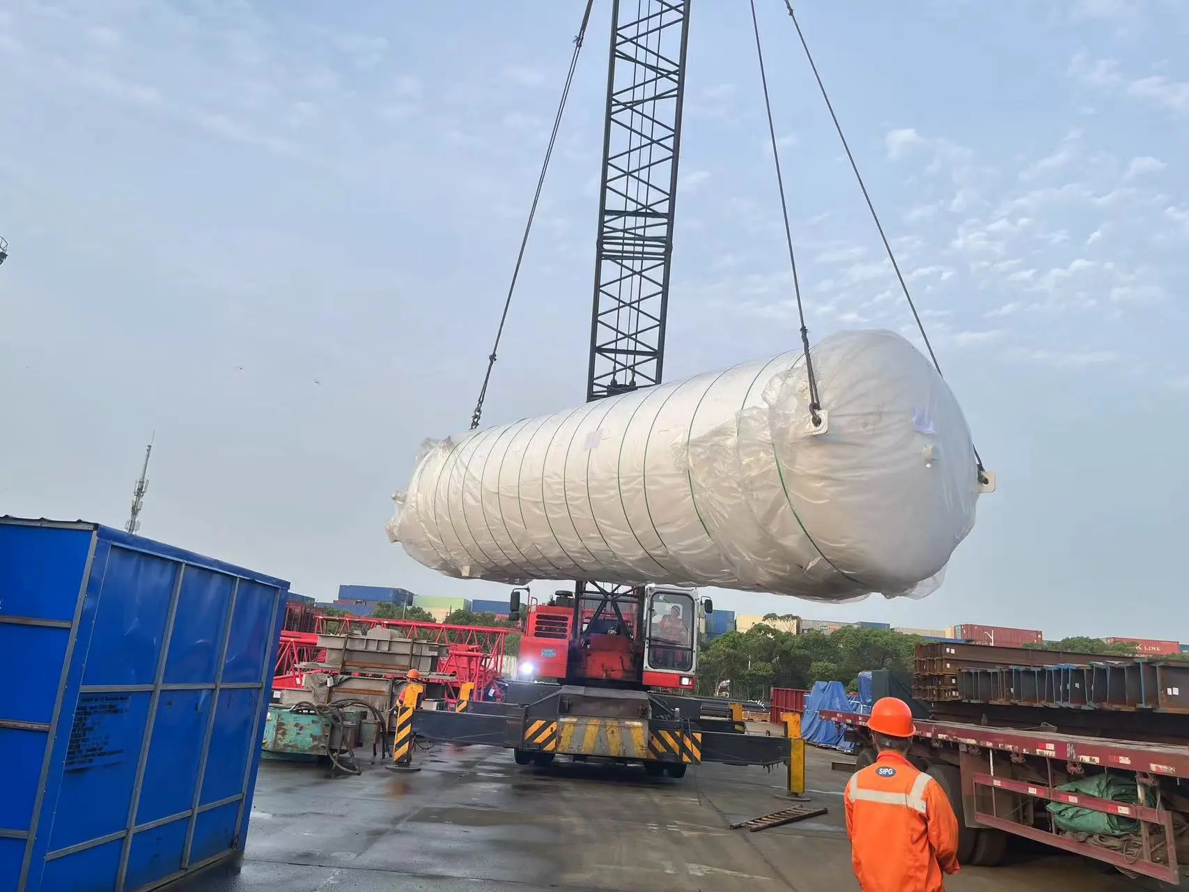 transport of storage tank