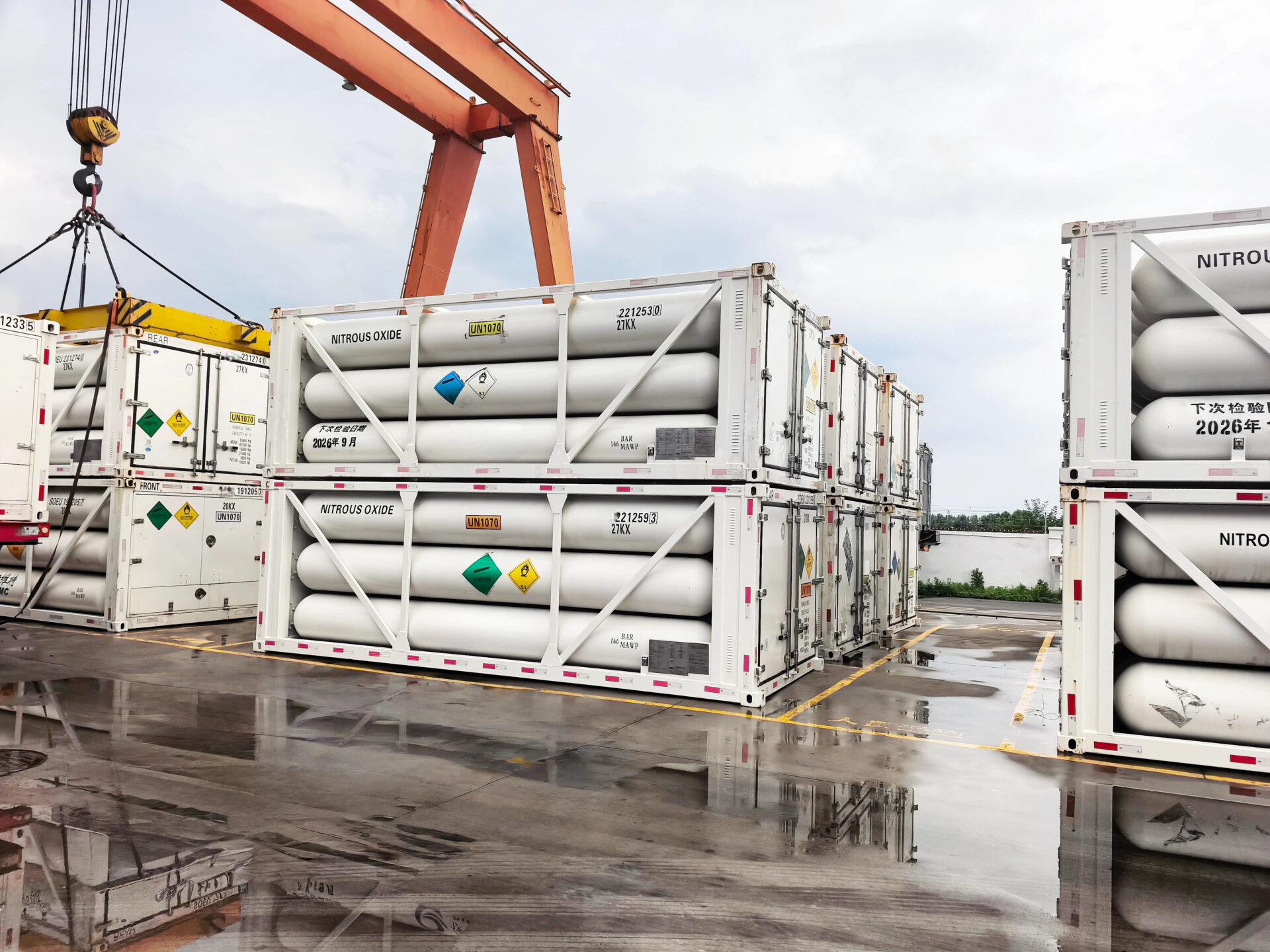 Jumbo Skid for Electronic Gas