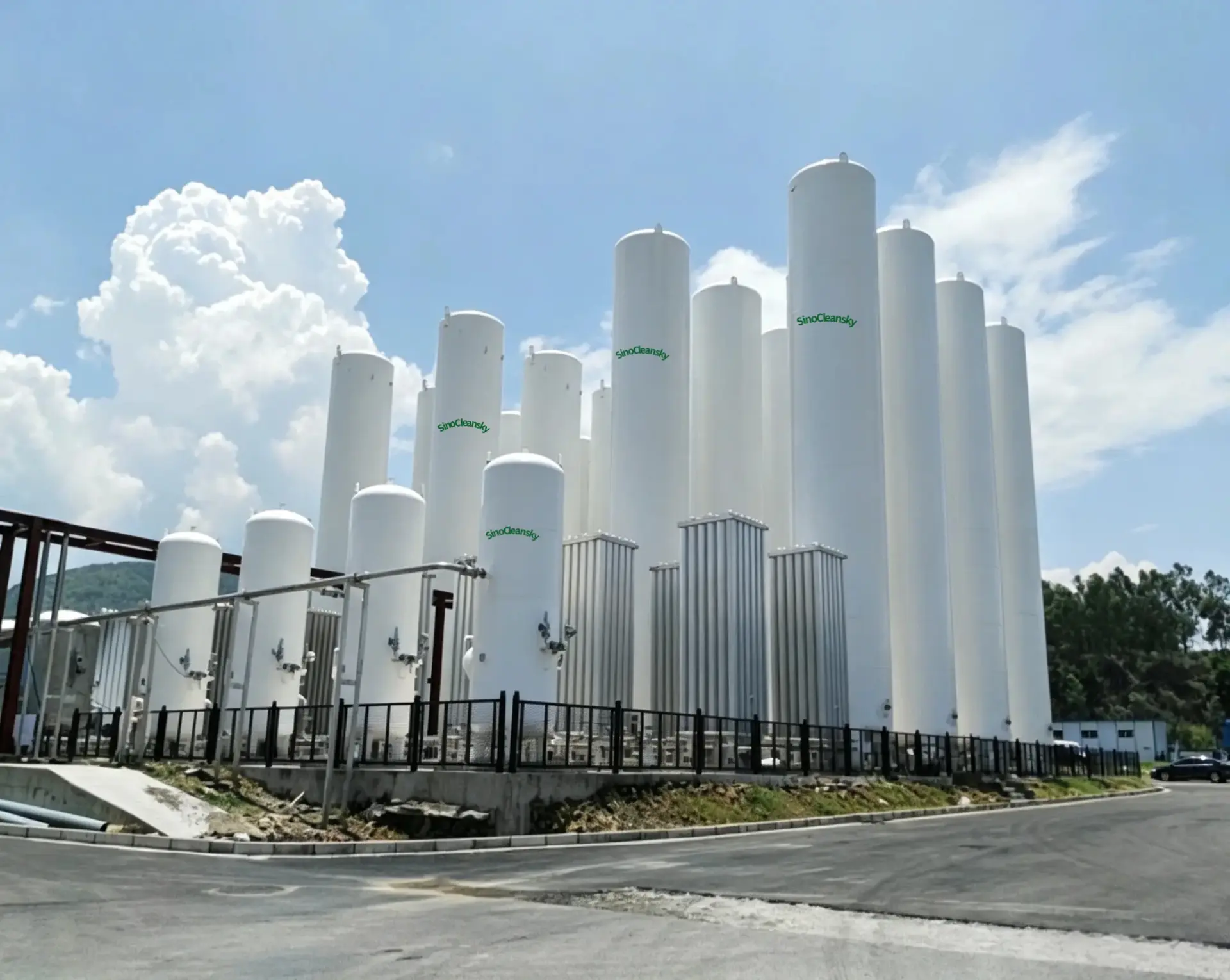 industrial cryogenic storage bulk tanks