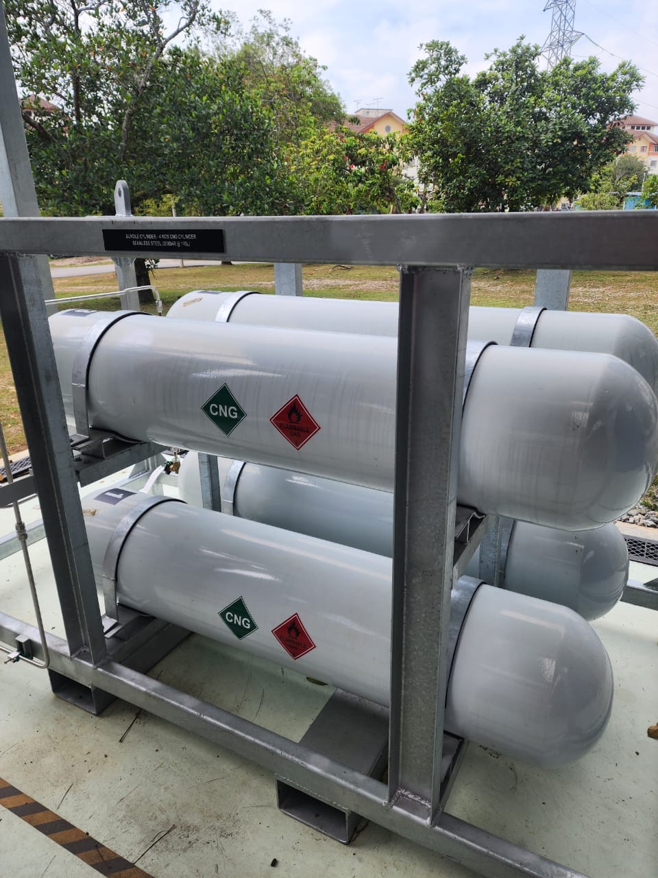 CNG cylinder cascade